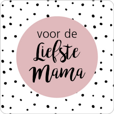 Kado Stickers | Voor de liefste Mama (10 stuks)