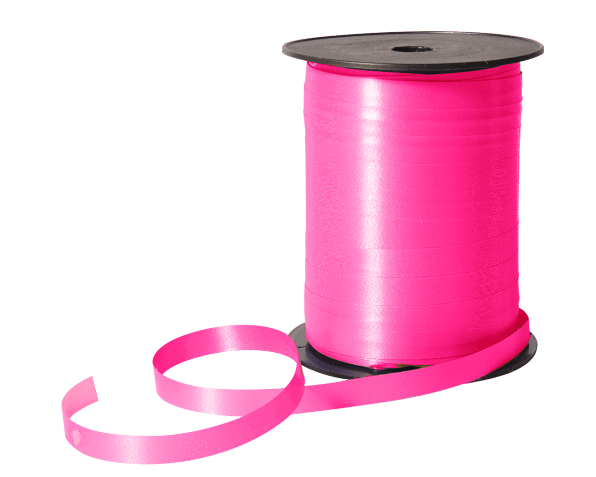 Krullint |  Hard Roze Mat Breed - 10mm - Afbeelding 1