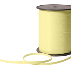 Krullint | Mat Pastel Ei Geel - Breed 7mm