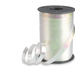 Krullint | Parelmoer - wit glans | 10mm x 5 meter