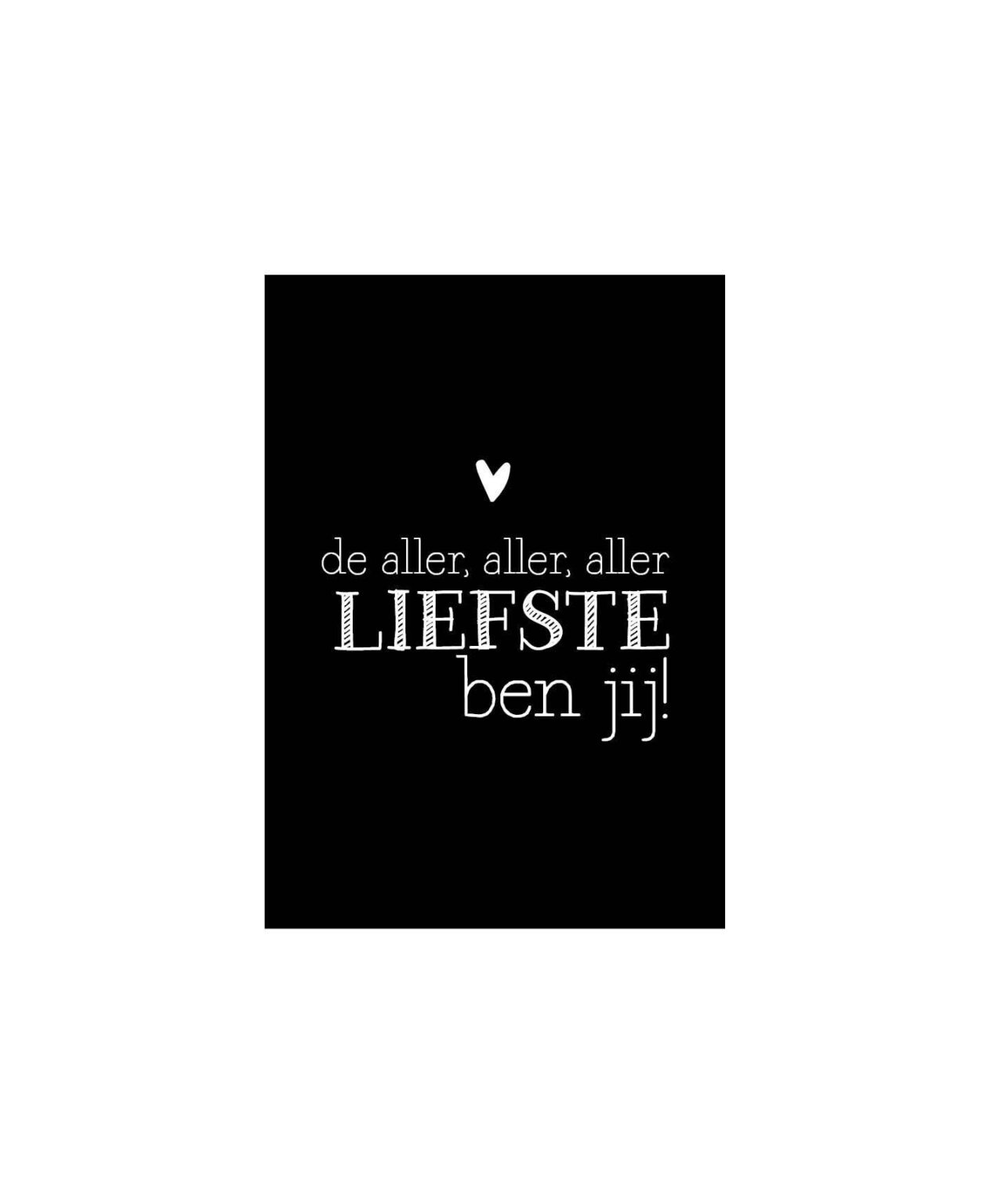 Cadeaukaartje  | De Allerliefste ben jij - Afbeelding 1