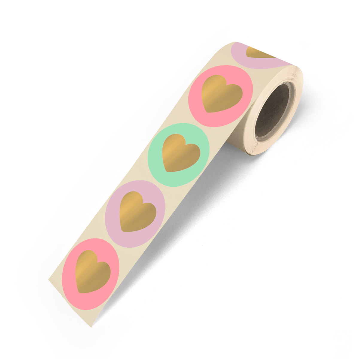 Kado Stickers | Lovely Hearts Fresh Sorbet (12 stuks) - Afbeelding 1