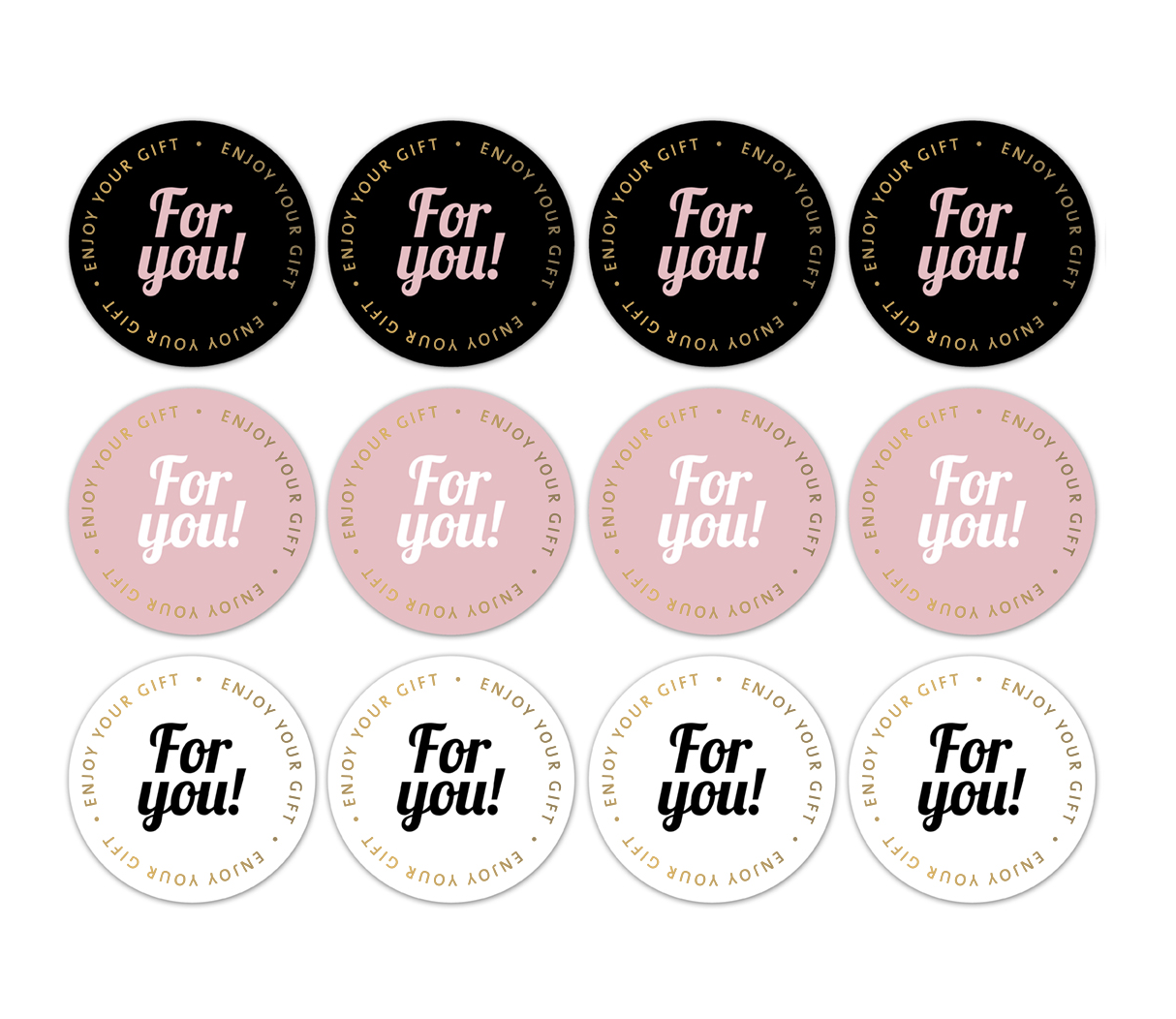 Kado Stickers | Summer Party Cosmo (12 stuks) - Afbeelding 1