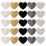 Kado Stickers | Bright Metalics Mix (10 stuks) - Afbeelding 2