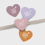 Kadolabel | Hearts Mould Spring ’23 (set van 4) - Afbeelding 2