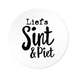 Kado Stickers | Liefs Sint en Piets (10 stuks)