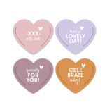 Kadolabel | Hearts Mould Spring ’23 (set van 4)