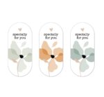 Kado Stickers | Layered Petals Green (12 stuks)