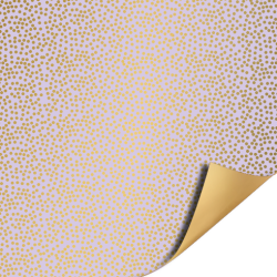Kadopapier | MiniDots Lilac & Gold  (30cmx3m)