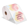 Gepersonaliseerde Stickers – Pastel Rond