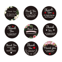 Sluit Stickers | Thank you for you support (50 stuks)