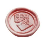 WAX SEAL | Lakzegel stempel Chocolade verguld