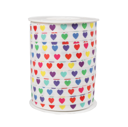 Krullint | Colorful Hearts  - 10mm (5m)