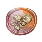 WAX SEAL | Lakzegel daisy bloemen verguld