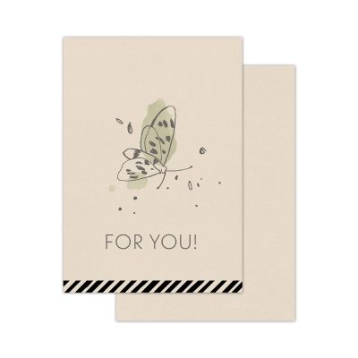 Mini Kaartje | Flying Fortune – With Love – for you
