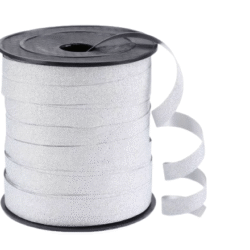 Krullint | Zilver Glitter | 10mm (5m)