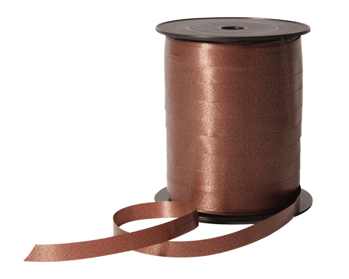 Krullint | Kastanje bruin Mat Breed - 10mm - Afbeelding 1