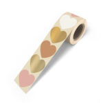 Kado Stickers | Spring Hearts Large Natural (10 stuks)