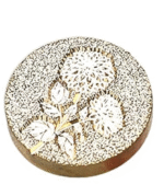 WAX SEAL | Lakzegel daisy bloemen verguld - Afbeelding 2