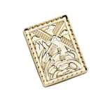 WAX SEAL | Lakzegel Molen Rechthoek verguld - Afbeelding 2