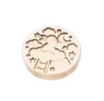 WAX SEAL | Lakzegel konijn op maan verguld - Afbeelding 2