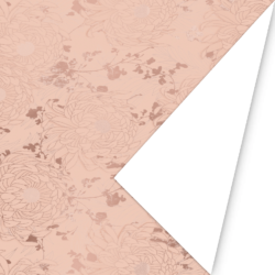 Kadopapier | Coco - Metalic Koraal Roze (30cmx2m)