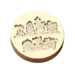 WAX SEAL | Lakzegel Stempel Allemaal Bloempotjes - Afbeelding 2