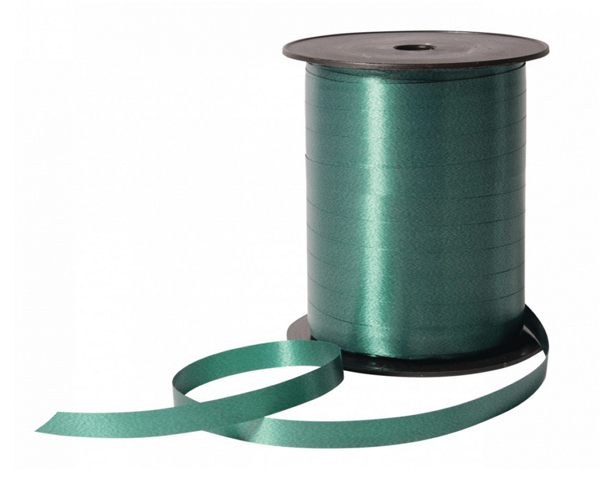 Krullint |  Warm Donkergroen Breed - 10mm - Afbeelding 1