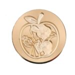 WAX SEAL | Lakzegel Stempel Prinses met appel - Afbeelding 2