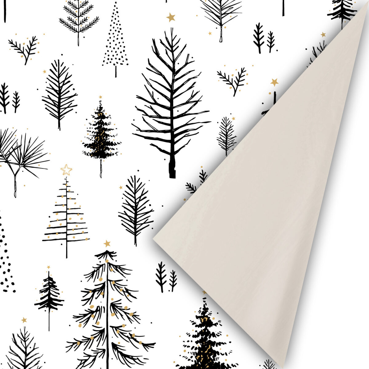 Kadopapier |  Tree Diversity (50cmx3m) - Afbeelding 1
