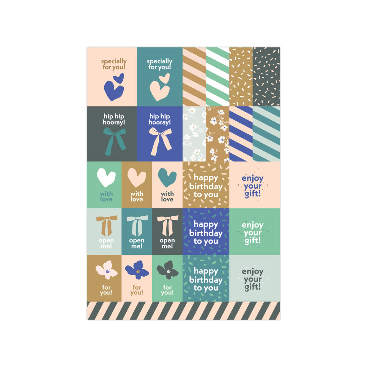 Stickervel | Party  A5 - Cool (28 stuks) - Afbeelding 1