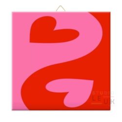 WOONDECO | Tegeltje - Yingyang hearts